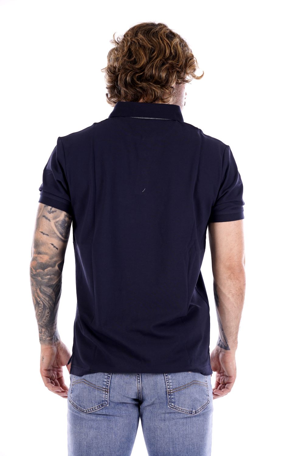 Polo SMITHY'S da Uomo - blu SS24MPL154NAVY