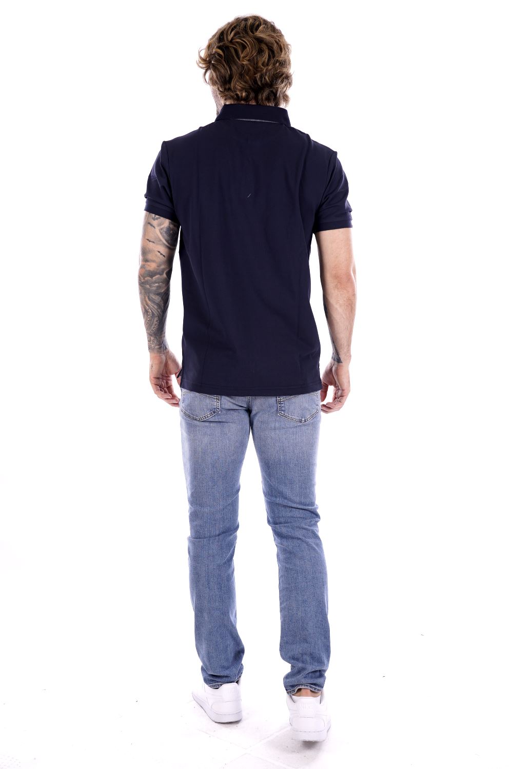 Polo SMITHY'S da Uomo - blu SS24MPL154NAVY