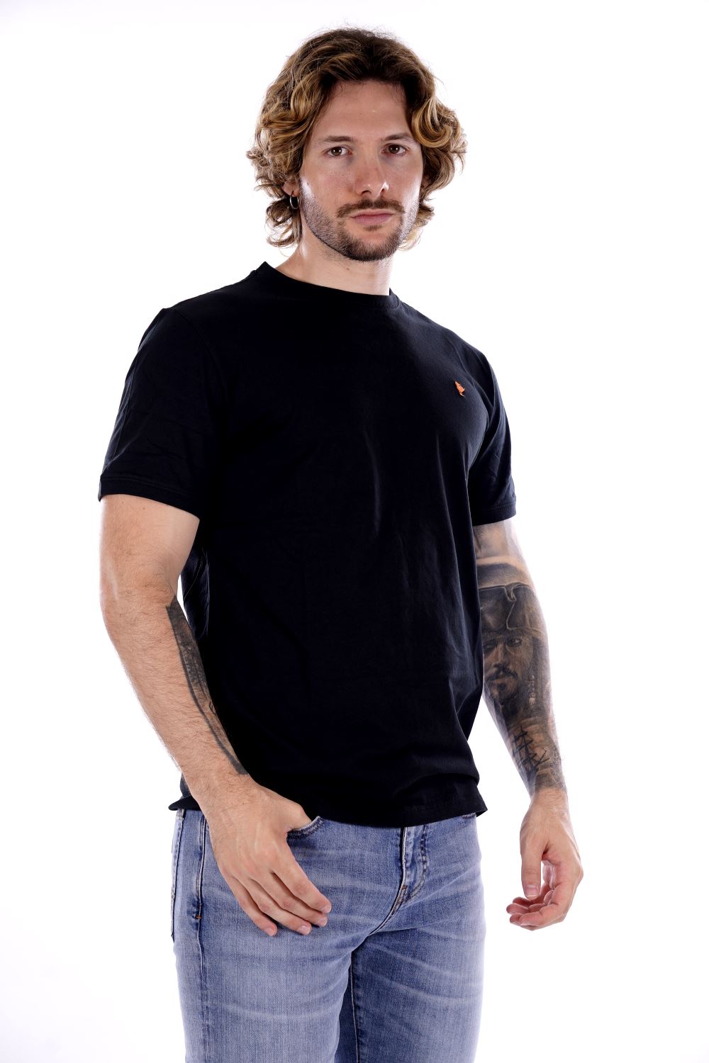 T-shirt SMITHY'S da Uomo - nero SS24MTS101BLK