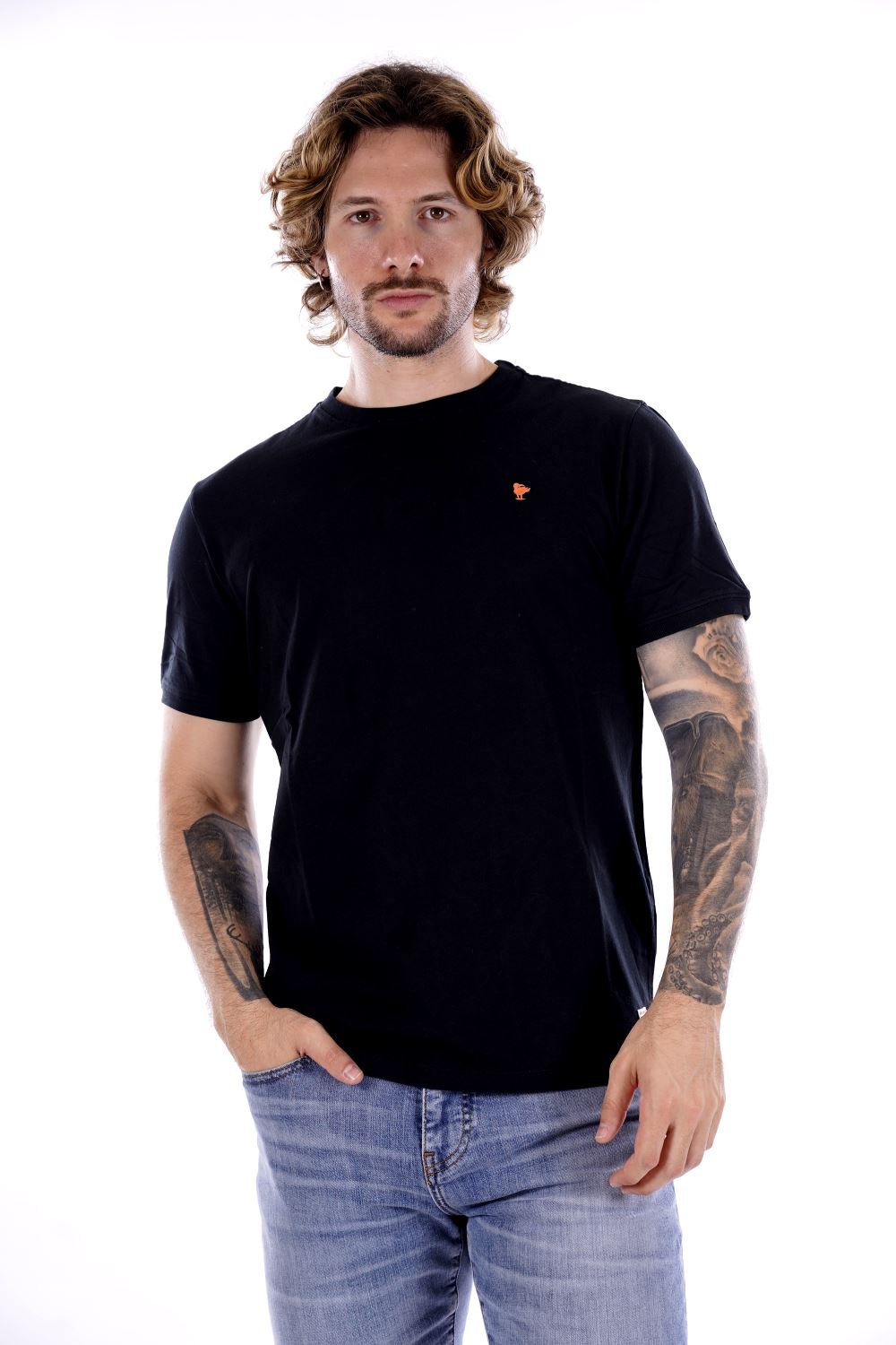 T-shirt SMITHY'S da Uomo - nero SS24MTS101BLK