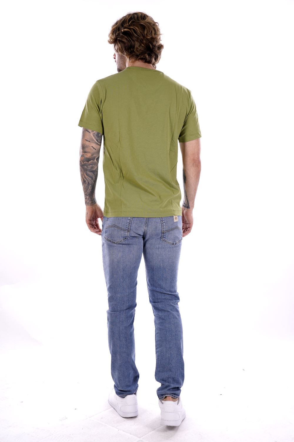 T-shirt SMITHY'S da Uomo - verde SS24MTS105OLIVES