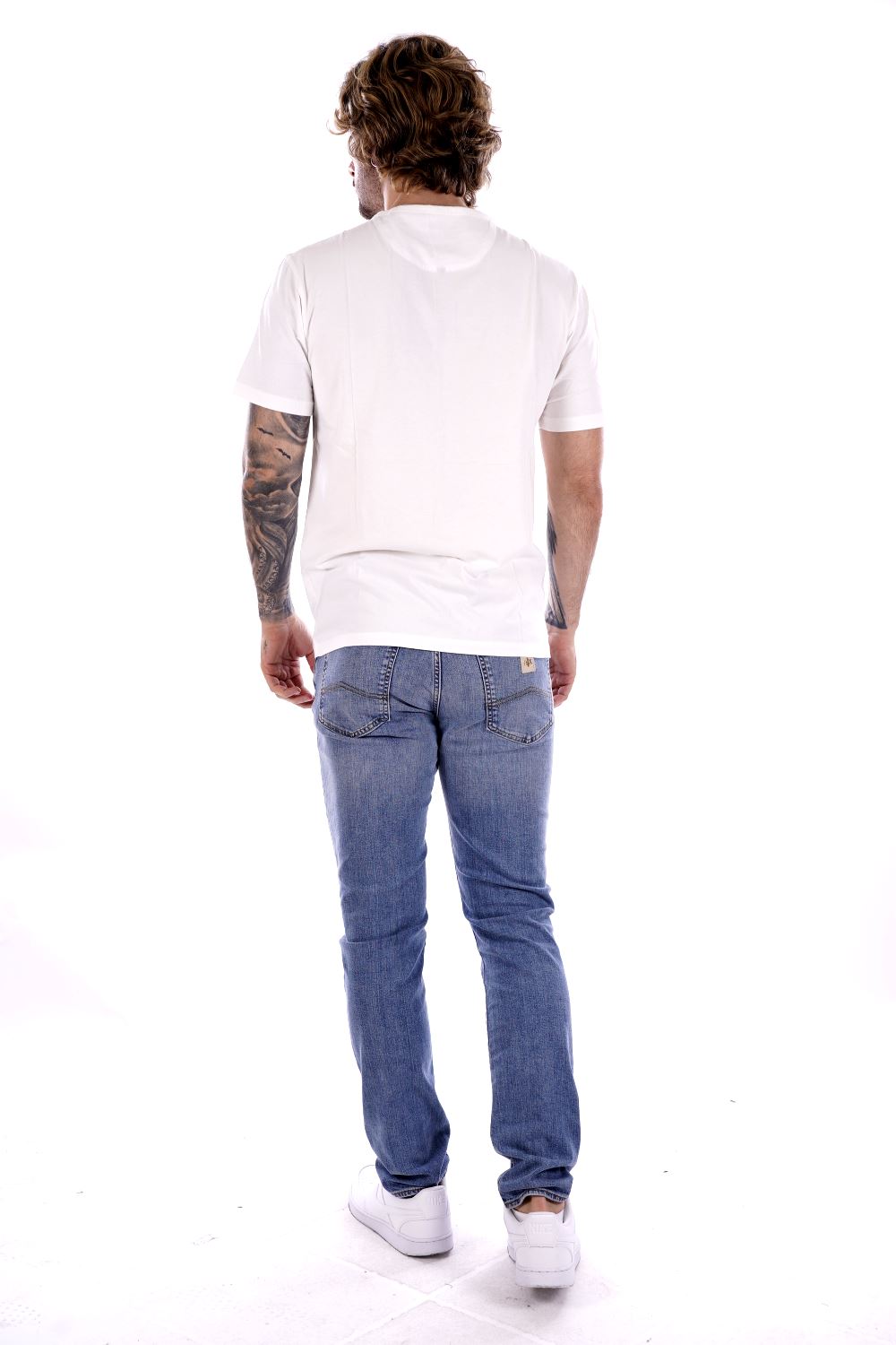 T-shirt SMITHY'S da Uomo - bianco SS24MTS114MILK