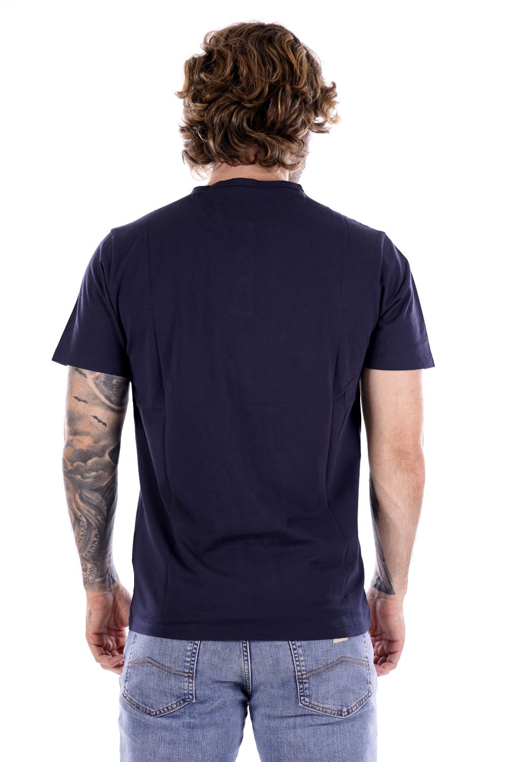 T-shirt SMITHY'S da Uomo - blu SS24MTS114NAVY