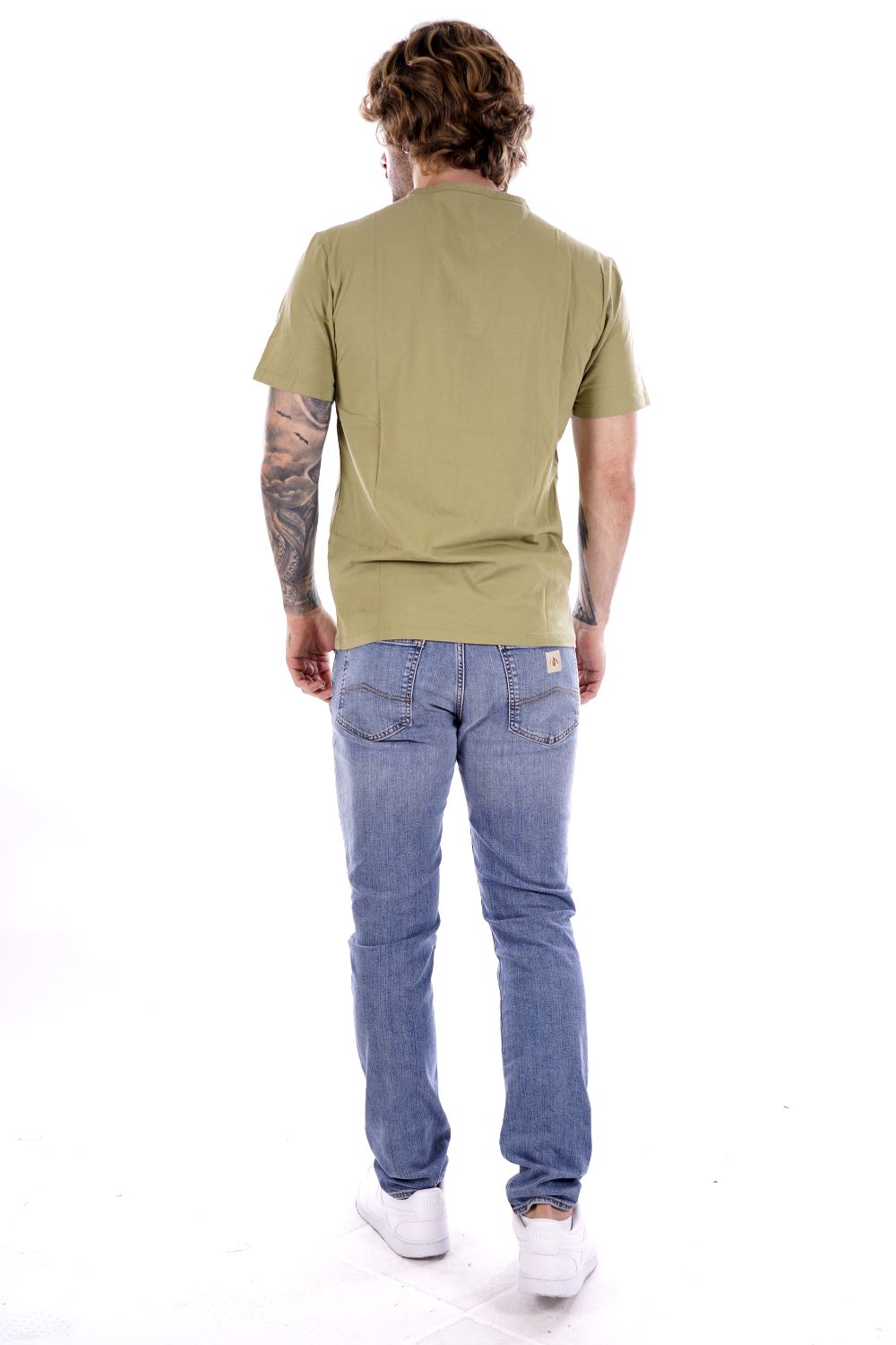 T-shirt SMITHY'S da Uomo - verde SS24MTS114OLIVES