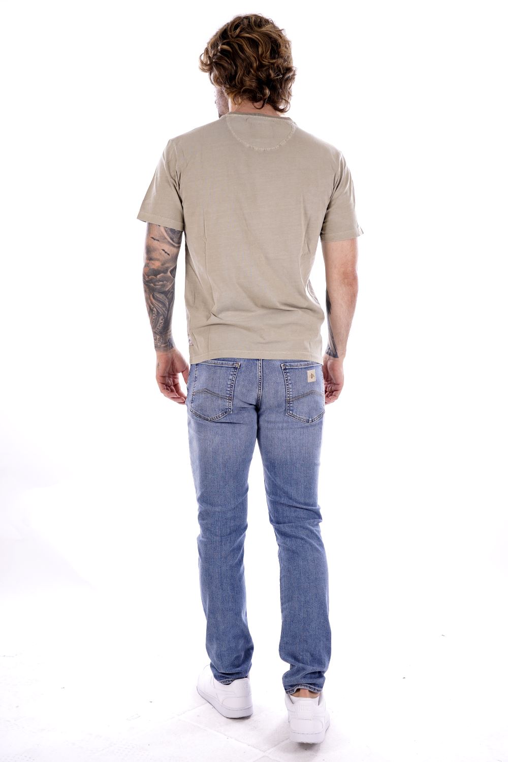 T-shirt SMITHY'S da Uomo - marrone SS24MTS116TAUPES