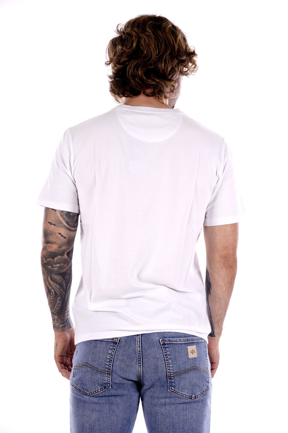T-shirt SMITHY'S da Uomo - bianco SS24MTS129WHT