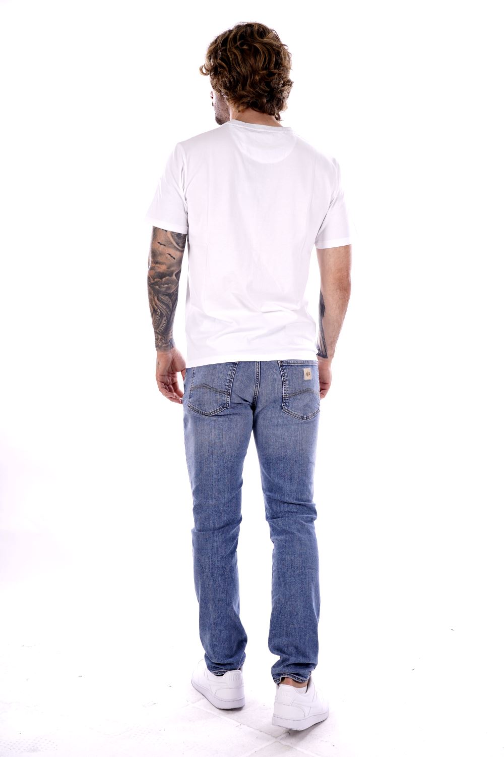 T-shirt SMITHY'S da Uomo - bianco SS24MTS129WHT