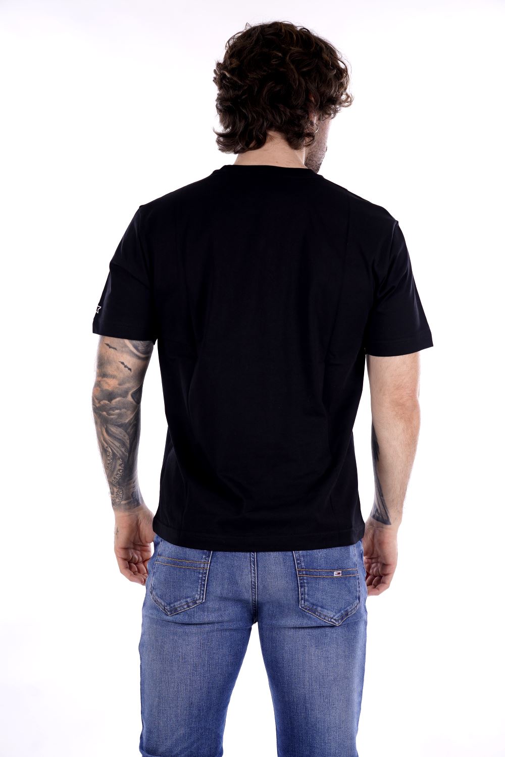 Starter T-shirt Nera Da Uomo