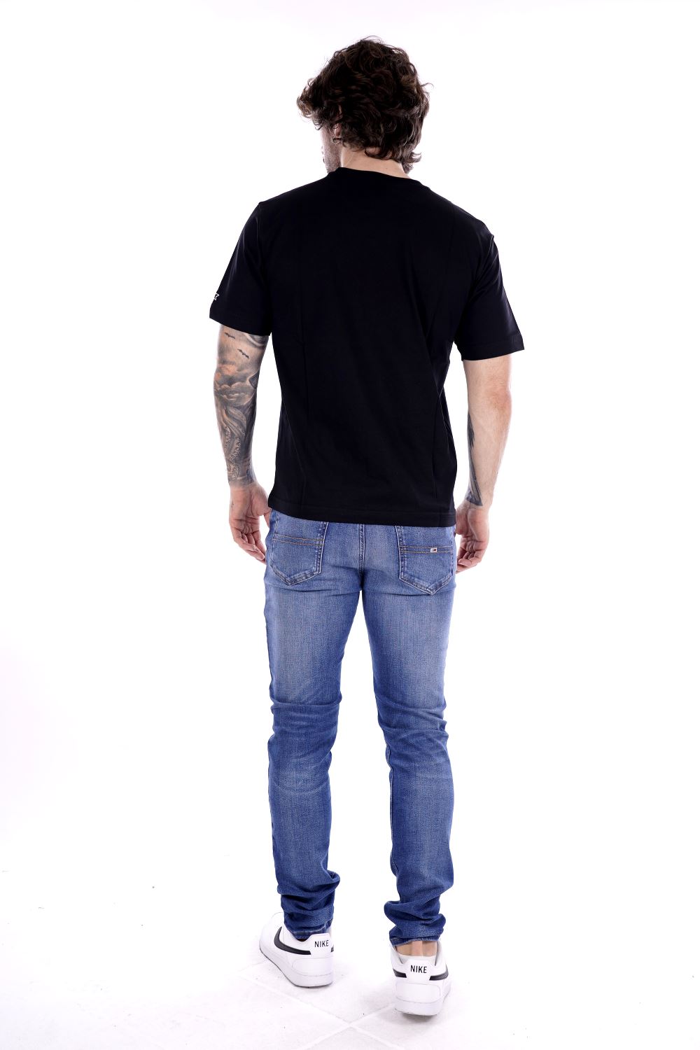 Starter T-shirt Nera Da Uomo