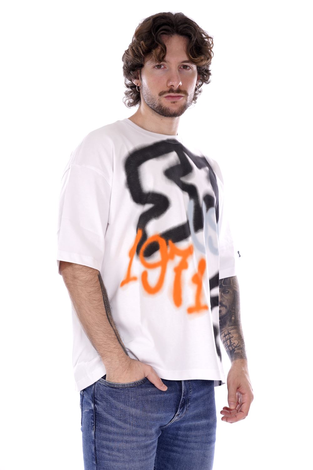 Starter T-shirt Bianca Da Uomo