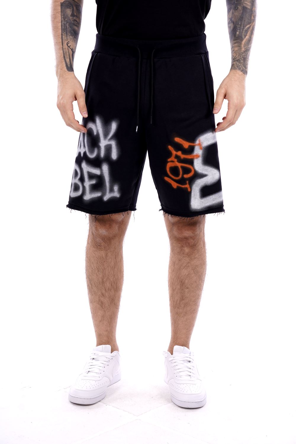 Bermuda STARTER da Uomo - nero ST74075BLK