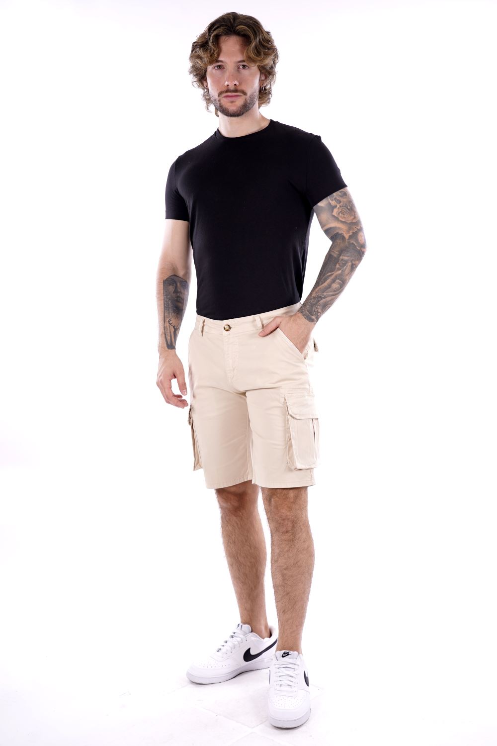 Bermuda TAKE TWO da Uomo - beige UKE4840BEIGE