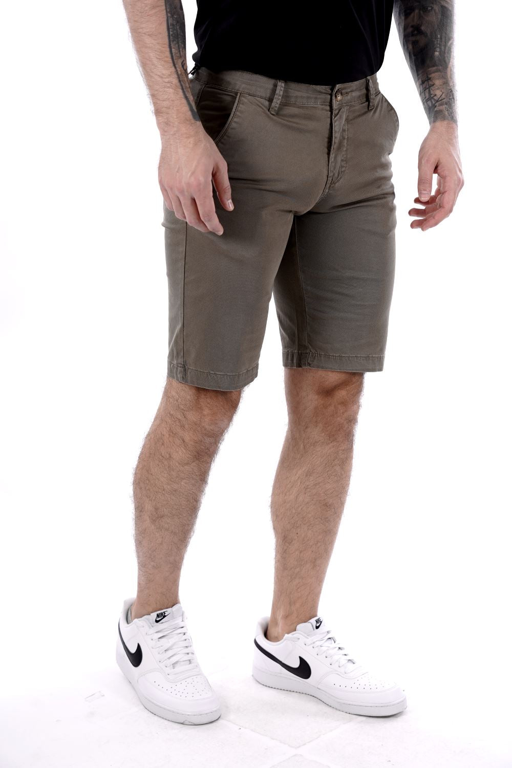 Bermuda TAKE TWO da Uomo - verde UKE4849MILITARE