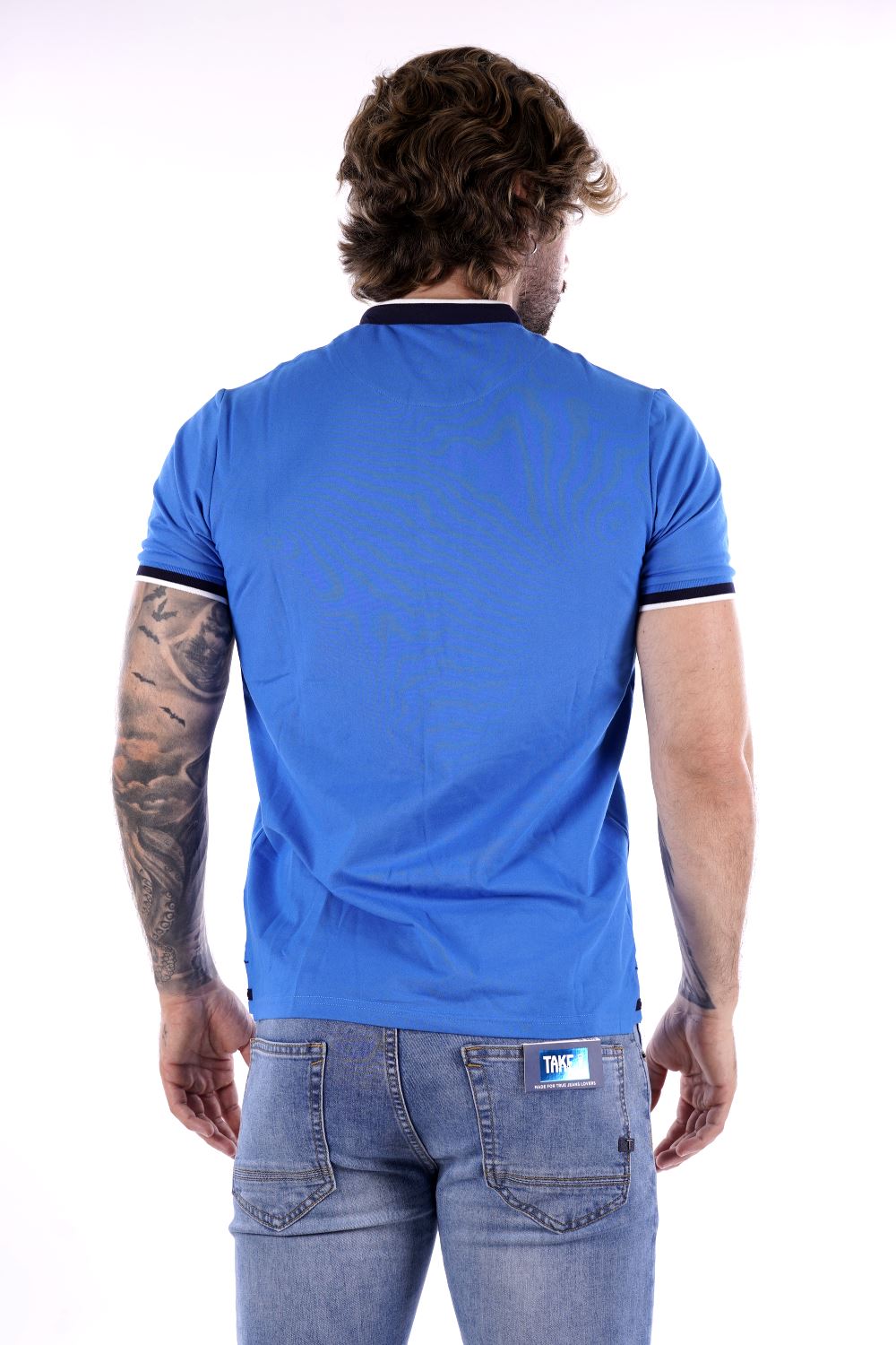 Polo TAKE TWO da Uomo - blu UKE4904ROYAL