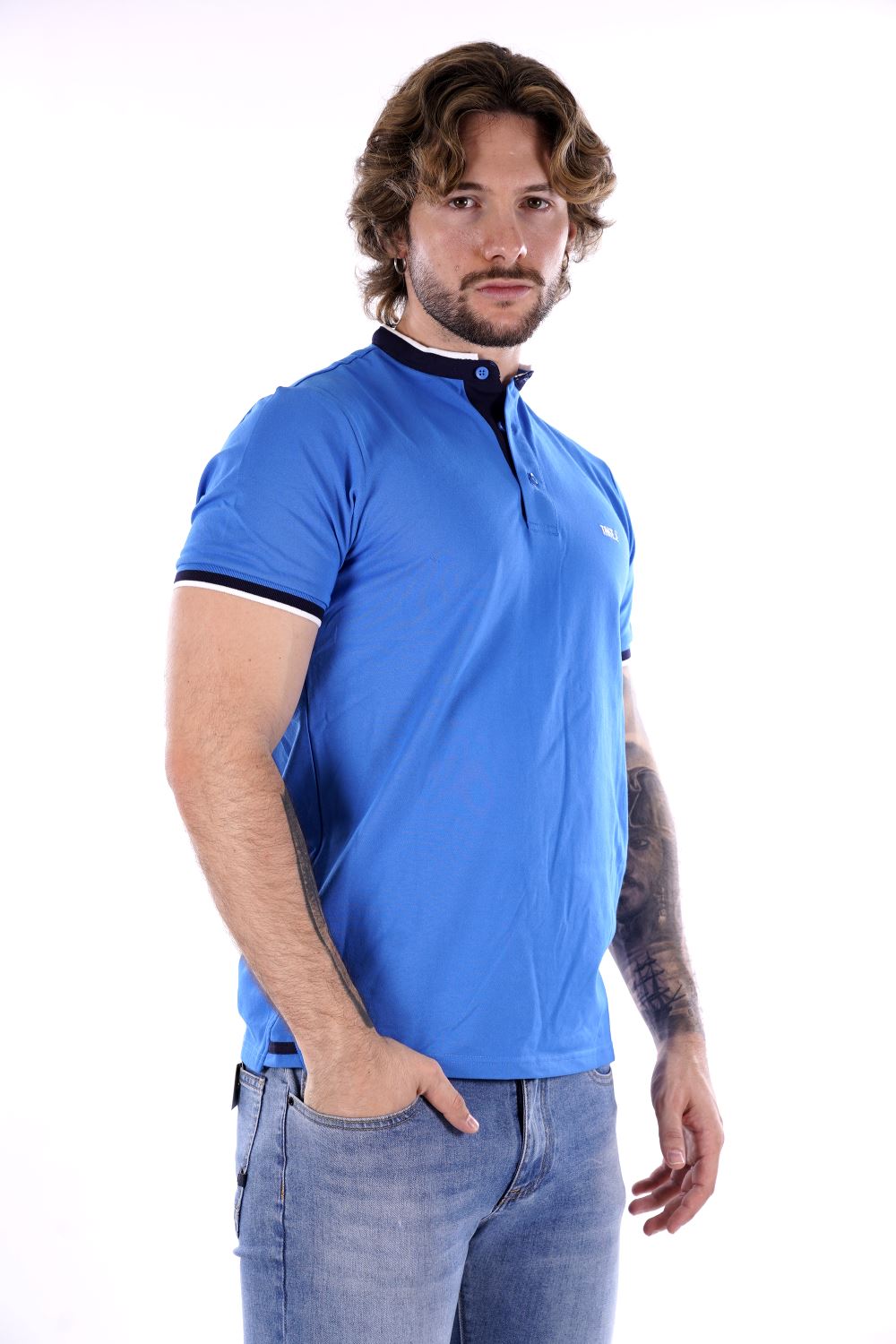 Polo TAKE TWO da Uomo - blu UKE4904ROYAL
