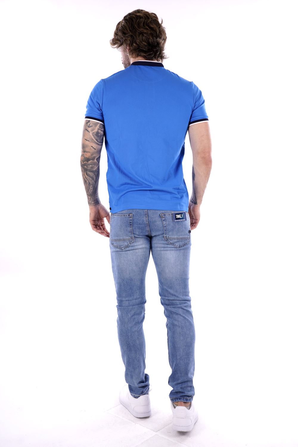 Polo TAKE TWO da Uomo - blu UKE4904ROYAL