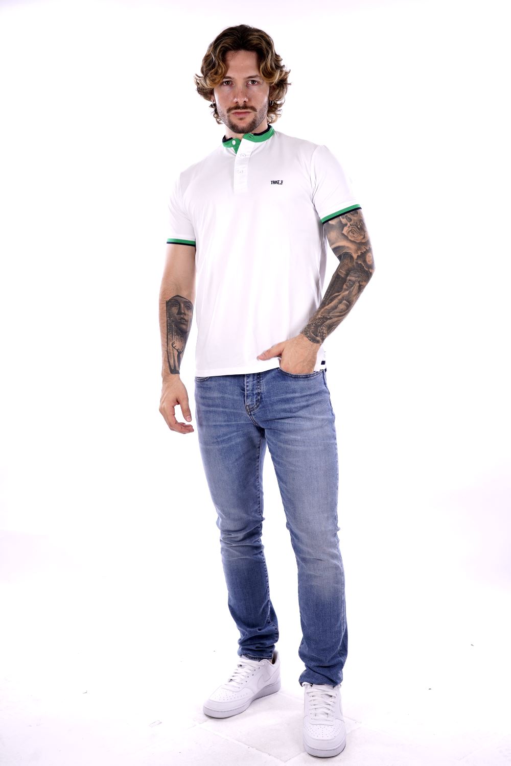 Polo TAKE TWO da Uomo - bianco UKE4904WHT