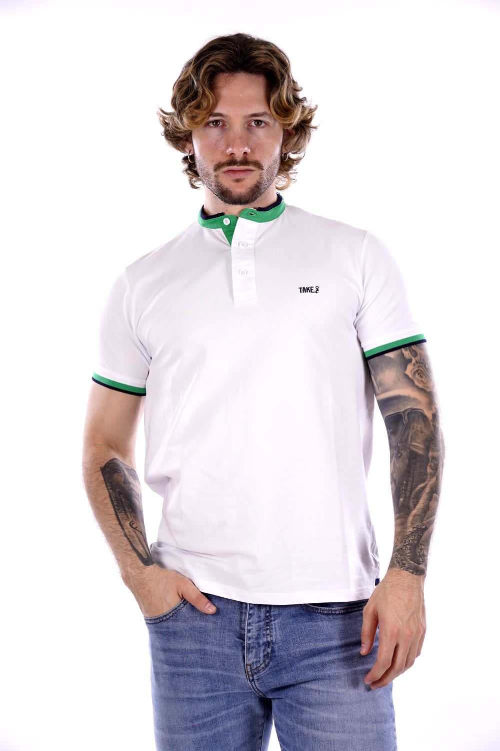 Polo TAKE TWO da Uomo - bianco UKE4904WHT