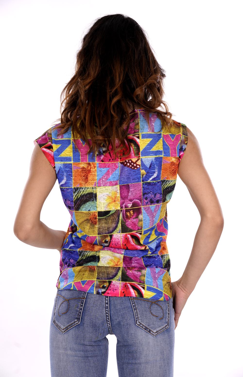 Maglietta Multicolor Da Donna