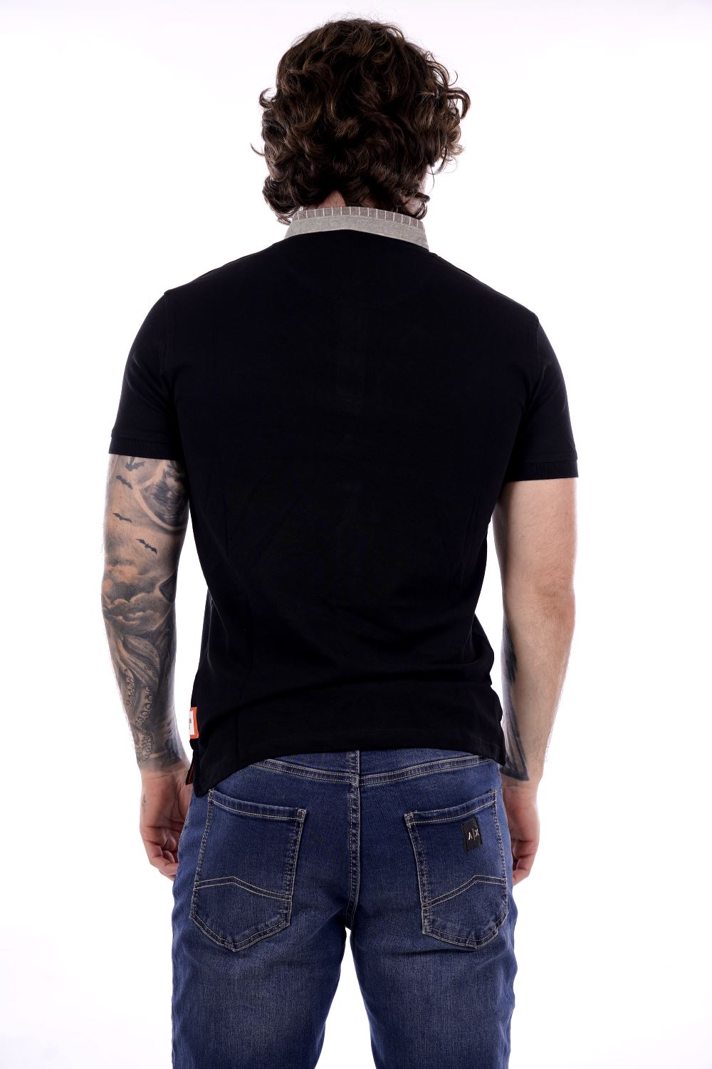 T-shirt Nera Da Uomo