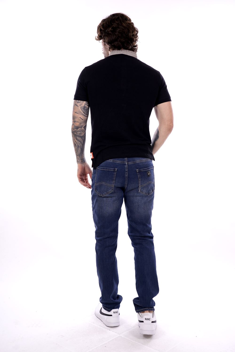 T-shirt Nera Da Uomo