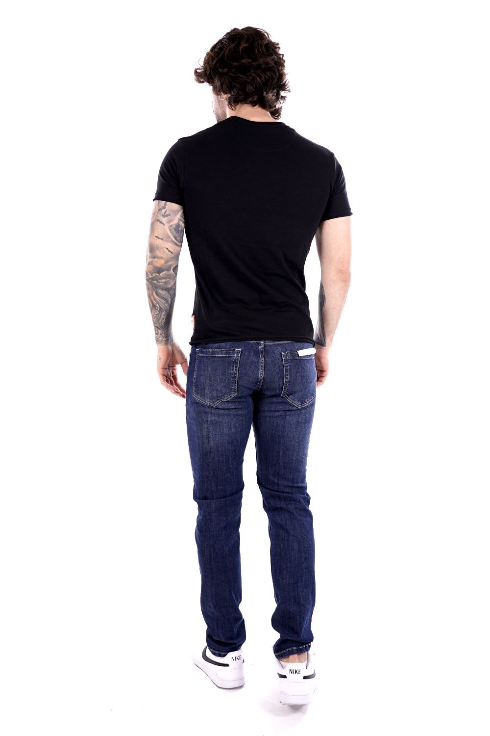 T-shirt YES-ZEE da Uomo - nero T722TL000801