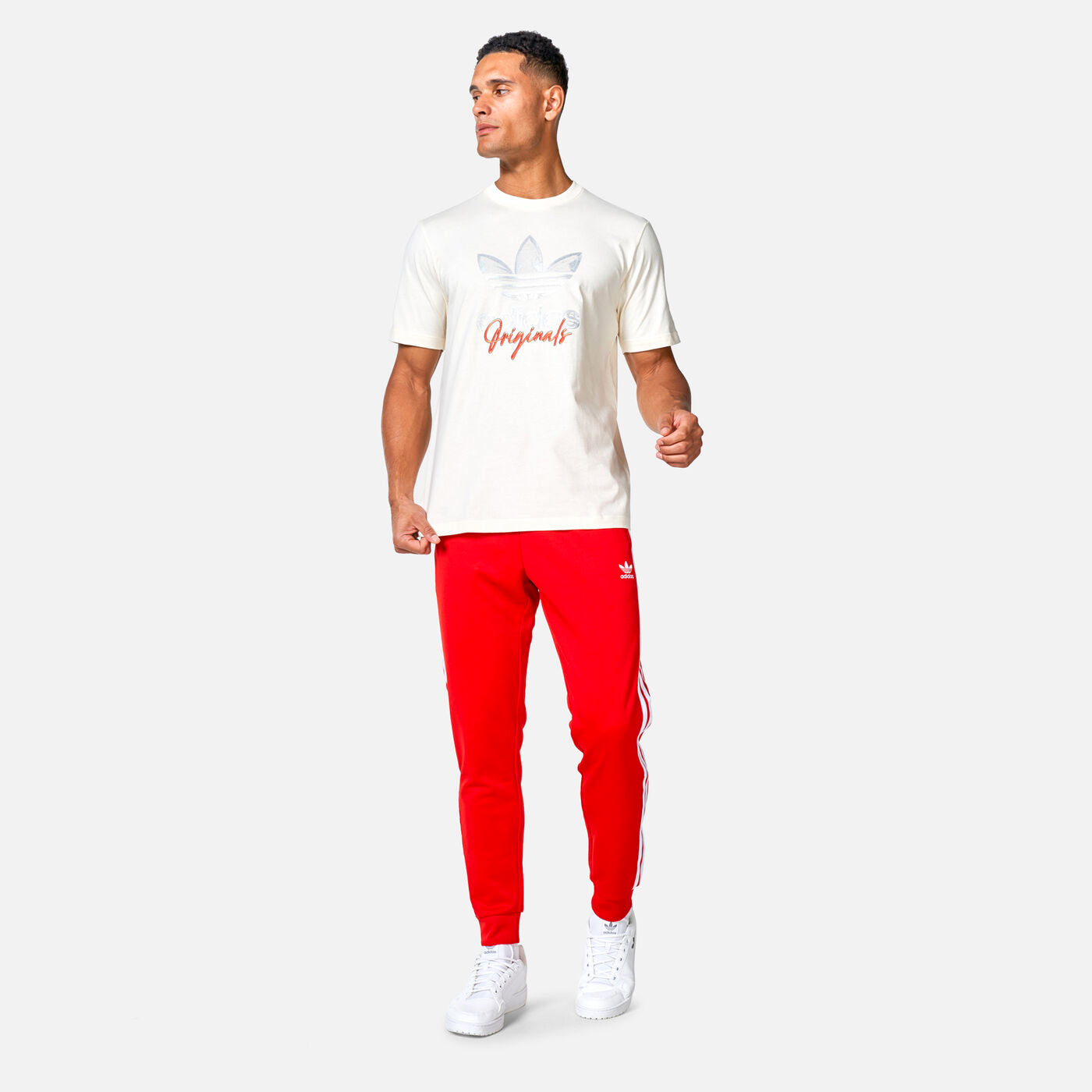 Pantalone Tuta ADIDAS da Uomo - rosso IM4543RED
