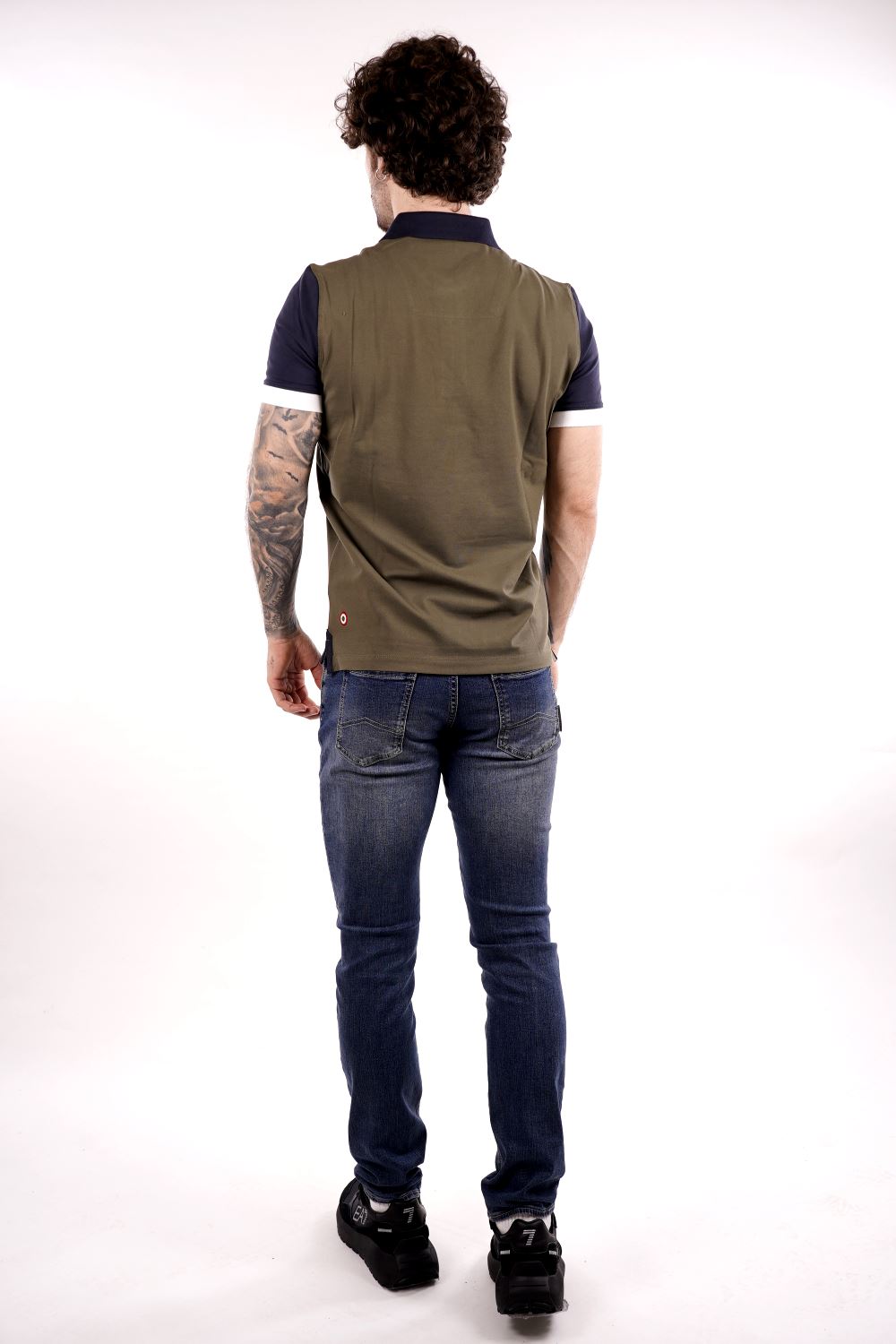 Polo maniche corte AERONAUTICA MILITARE da Uomo - verde PO185694669 VERDEMILITARE