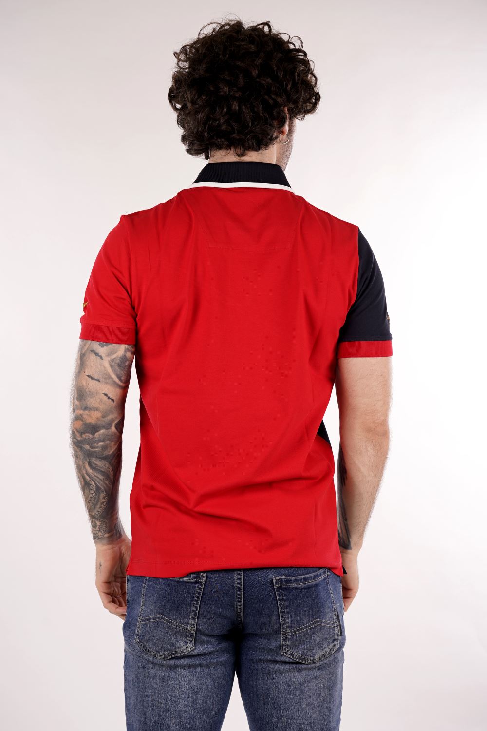 Polo maniche corte AERONAUTICA MILITARE da Uomo - rosso PO185894620 ROSSOBLU