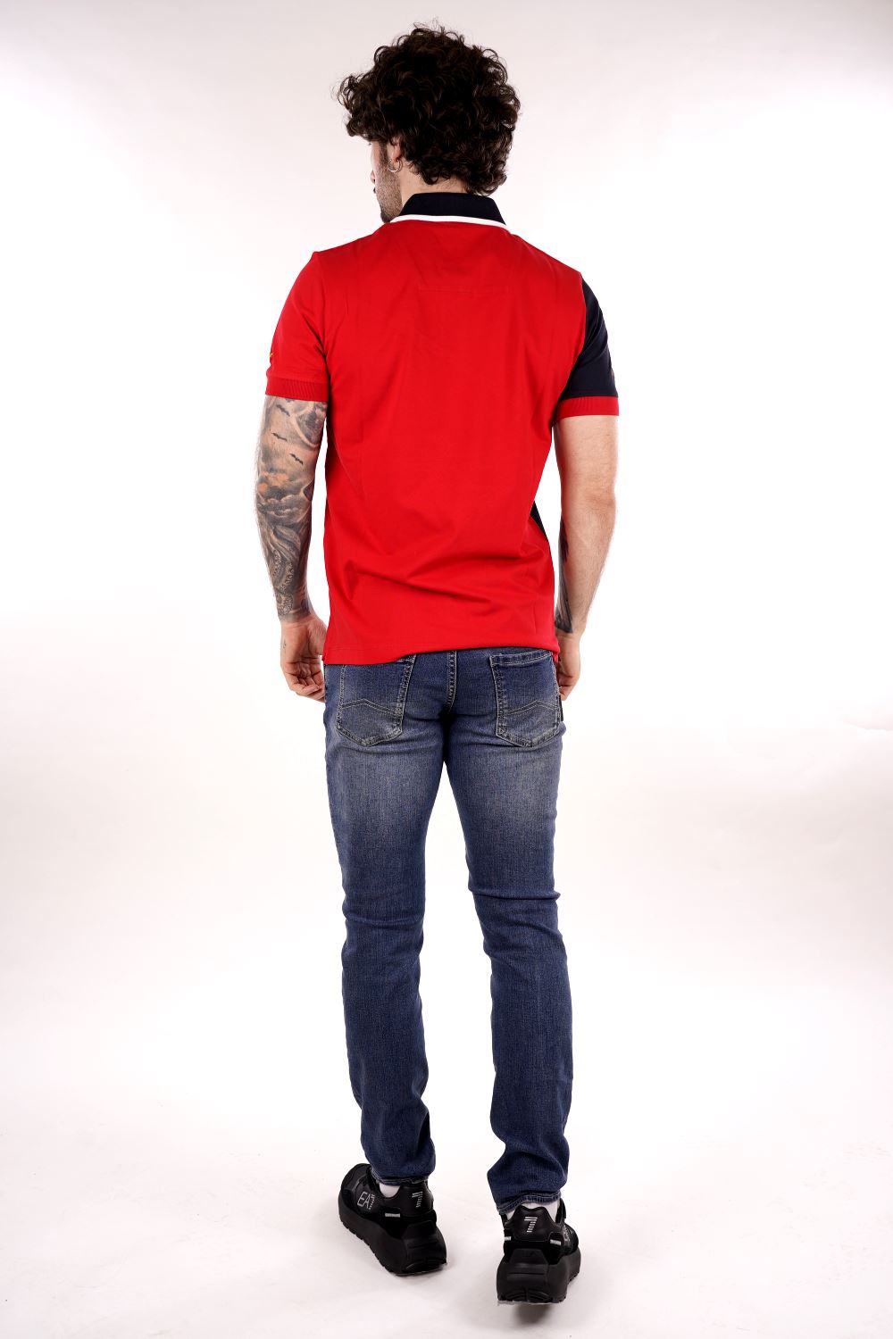 Polo maniche corte AERONAUTICA MILITARE da Uomo - rosso PO185894620 ROSSOBLU