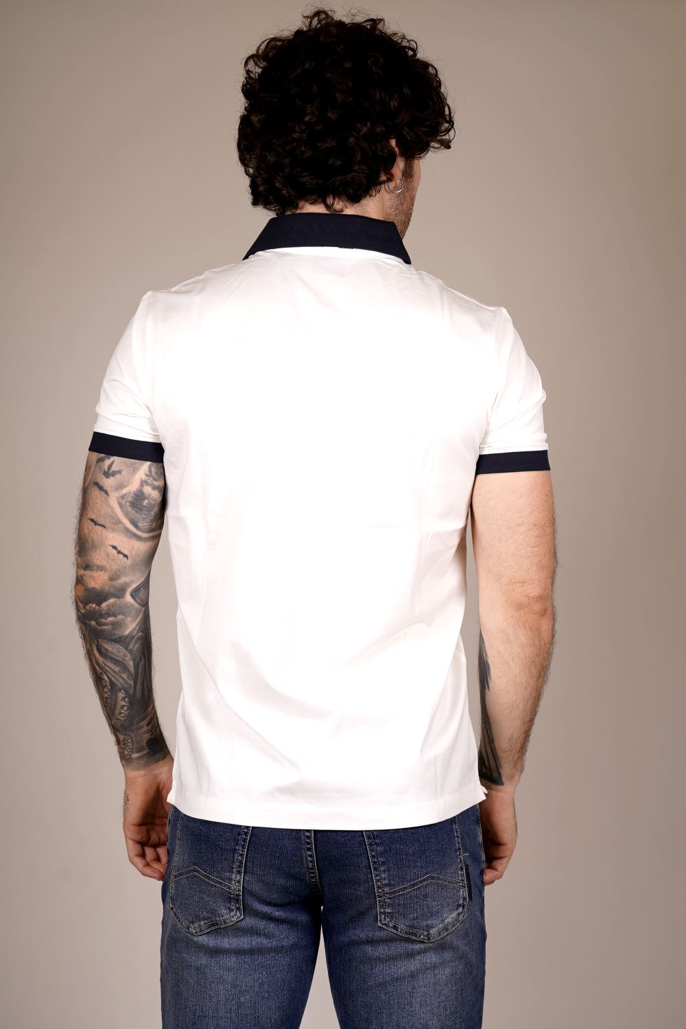 Polo maniche corte AERONAUTICA MILITARE da Uomo - bianco PO186373009 BIANCO