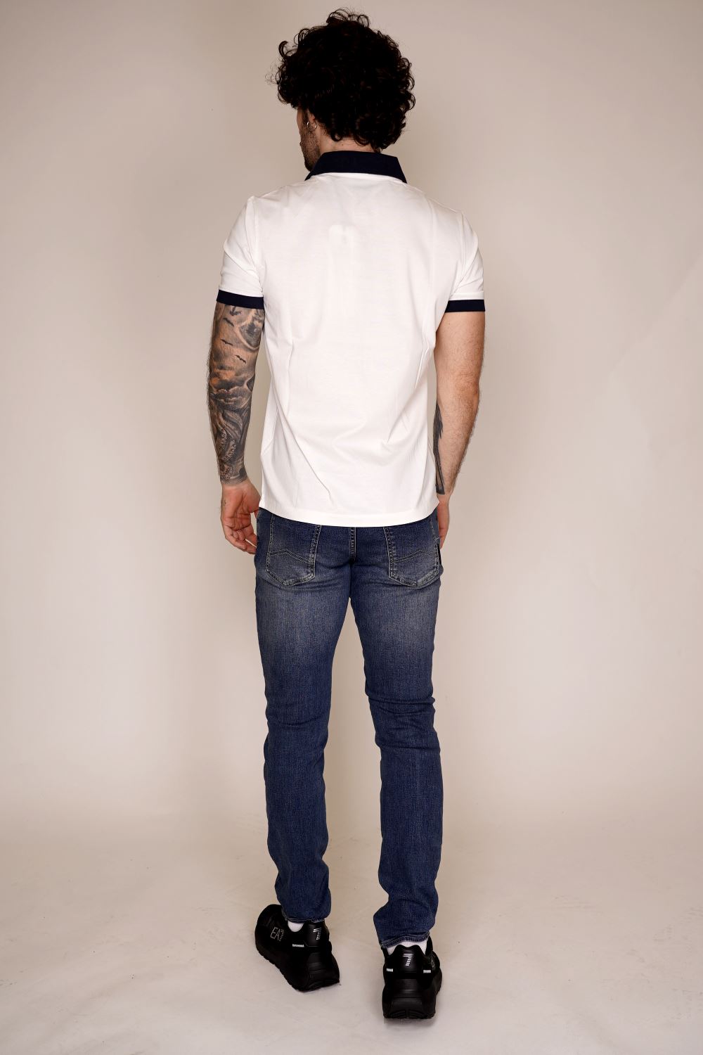 Polo maniche corte AERONAUTICA MILITARE da Uomo - bianco PO186373009 BIANCO