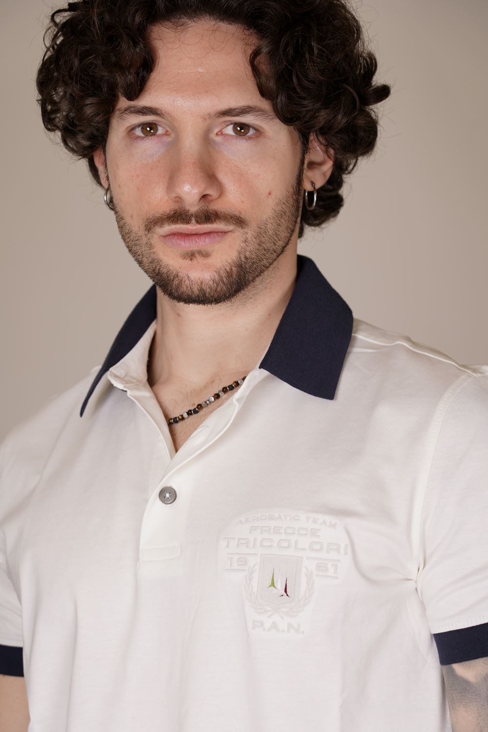 Polo maniche corte AERONAUTICA MILITARE da Uomo - bianco PO186373009 BIANCO