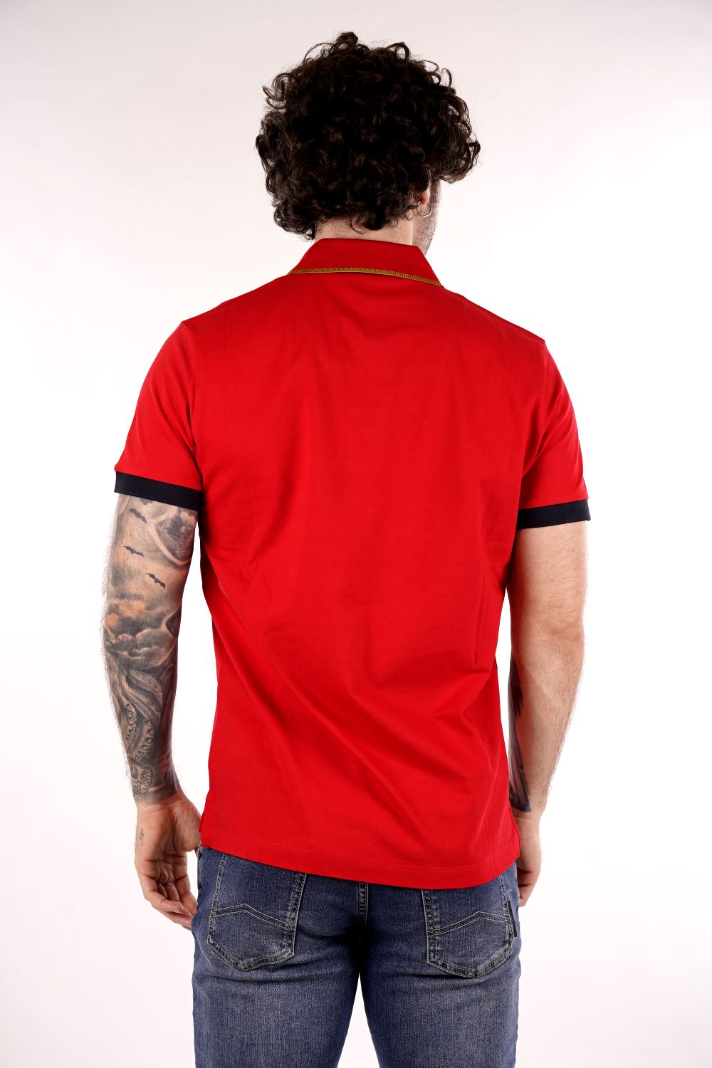Polo maniche corte AERONAUTICA MILITARE da Uomo - rosso PO186794646 ROSSO