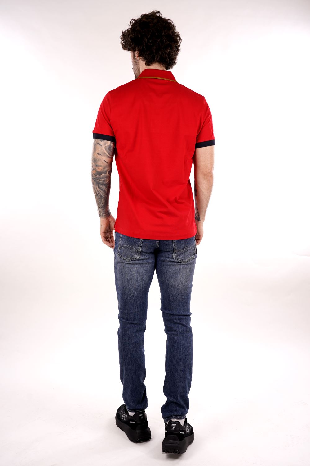 Polo maniche corte AERONAUTICA MILITARE da Uomo - rosso PO186794646 ROSSO