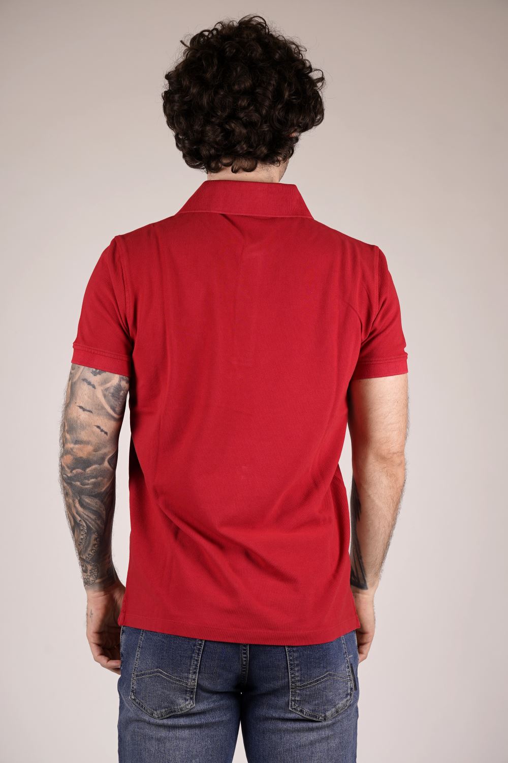 Polo maniche corte AERONAUTICA MILITARE da Uomo - rosso PO1872P33519334 ROSSO