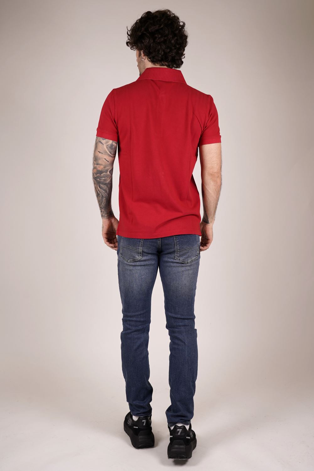 Polo maniche corte AERONAUTICA MILITARE da Uomo - rosso PO1872P33519334 ROSSO