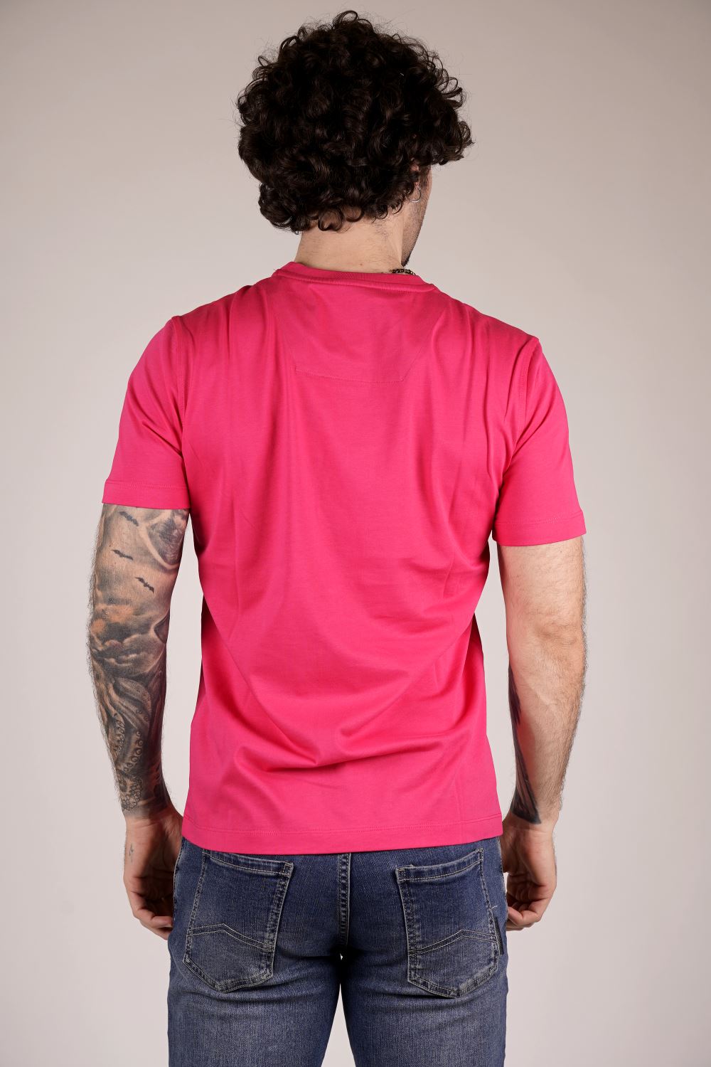 T-shirt AERONAUTICA MILITARE da Uomo - rosa TS158019335 MAGENTA