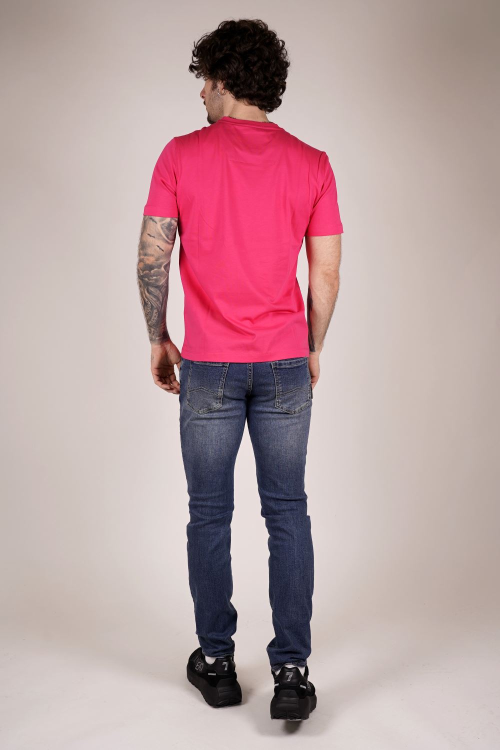 T-shirt AERONAUTICA MILITARE da Uomo - rosa TS158019335 MAGENTA