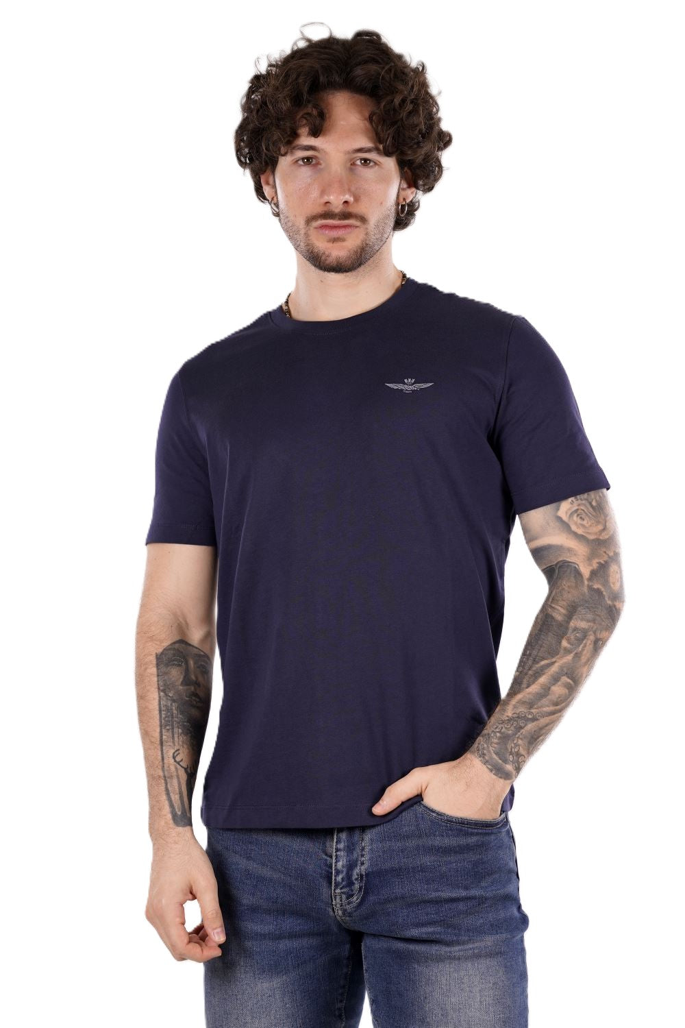 T-shirt AERONAUTICA MILITARE da Uomo - blu TS237608184 BLU