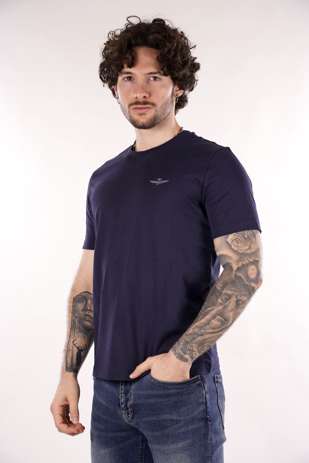 T-shirt AERONAUTICA MILITARE da Uomo - blu TS237608184 BLU