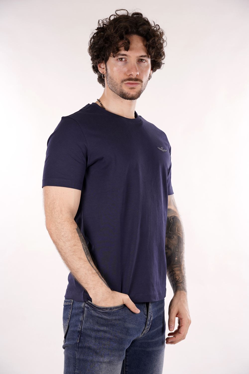 T-shirt AERONAUTICA MILITARE da Uomo - blu TS237608184 BLU