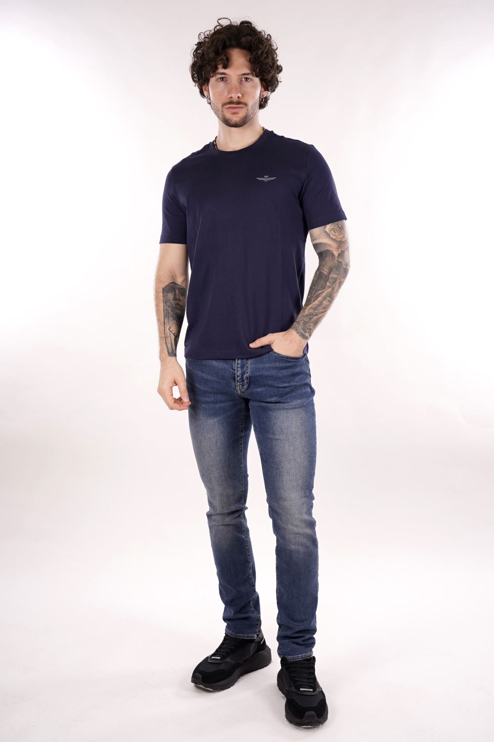 T-shirt AERONAUTICA MILITARE da Uomo - blu TS237608184 BLU