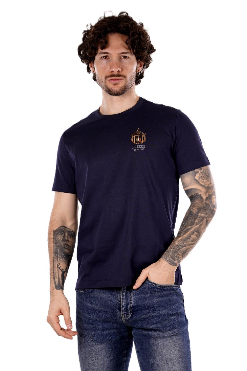 T-shirt AERONAUTICA MILITARE da Uomo - blu TS239108184 BLU