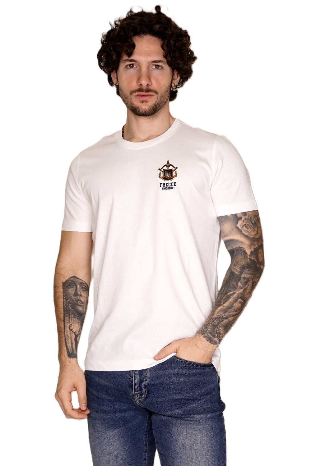 T-shirt AERONAUTICA MILITARE da Uomo - bianco TS239173062 BIANCO