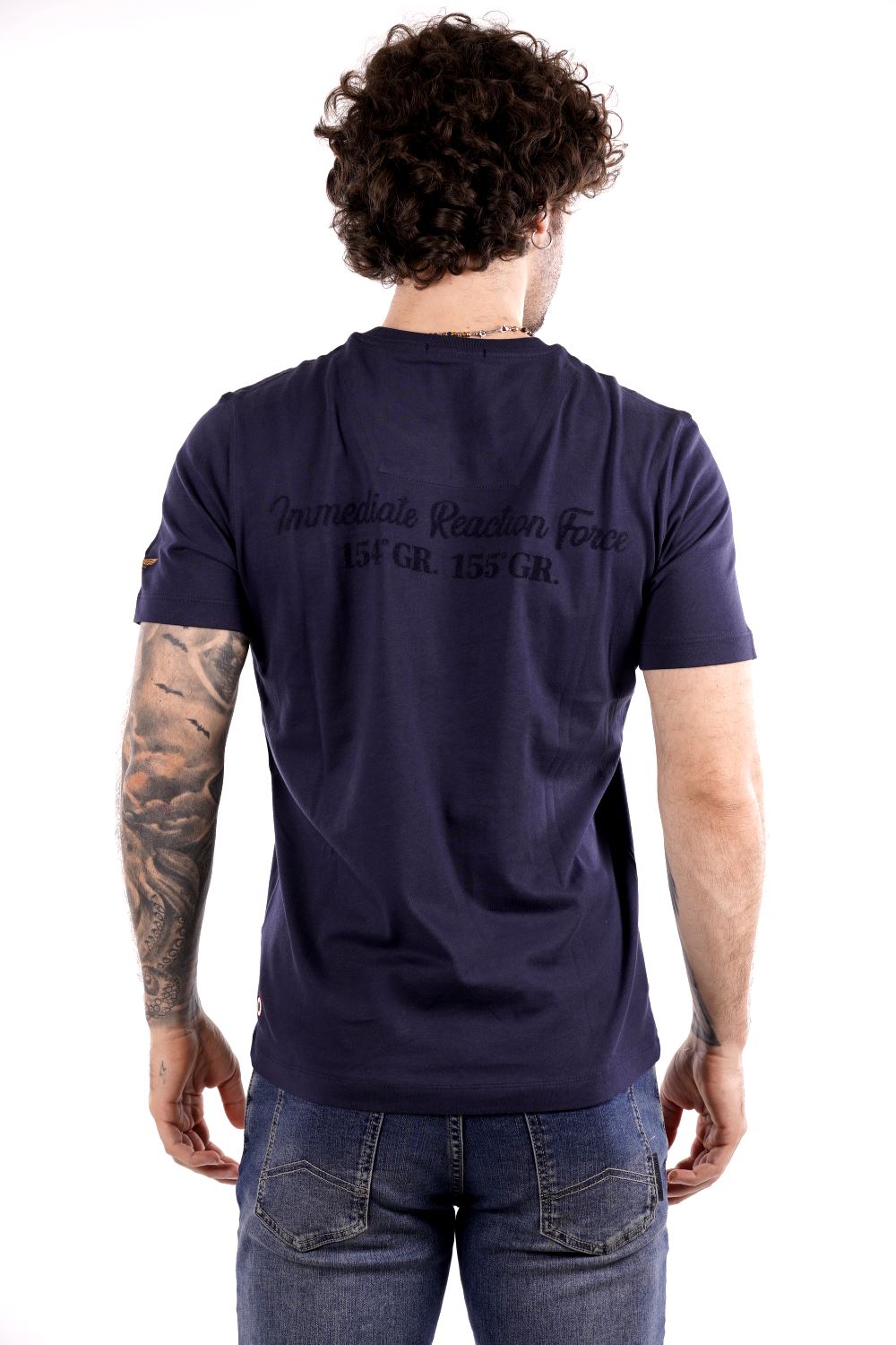 T-shirt AERONAUTICA MILITARE da Uomo - blu TS240808184 BLU