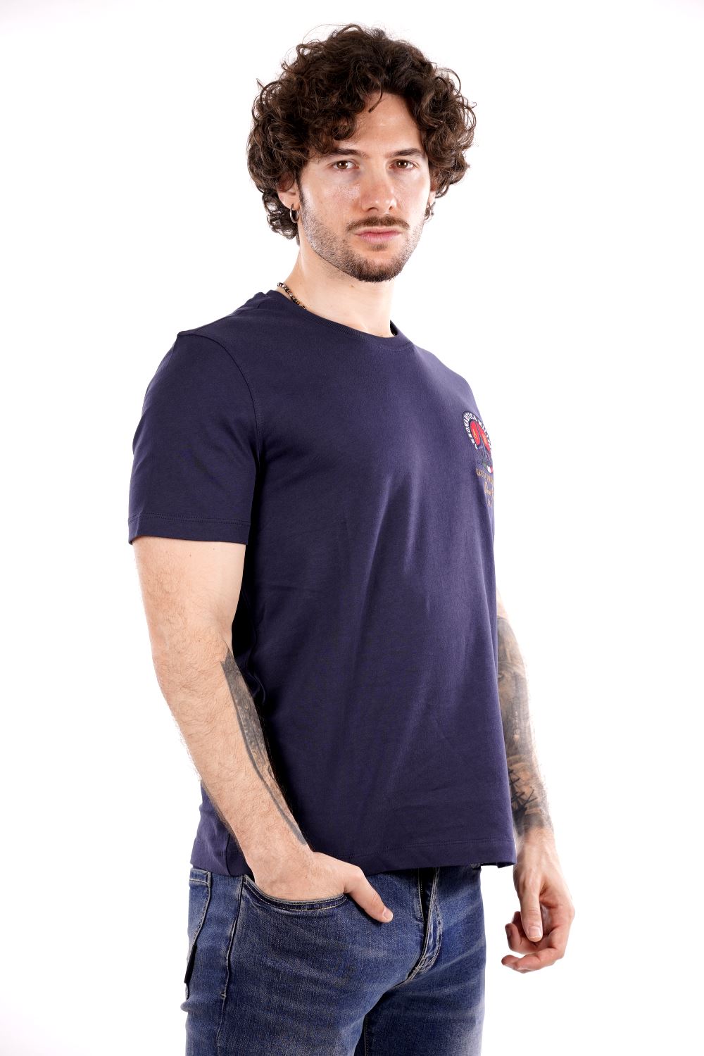 T-shirt AERONAUTICA MILITARE da Uomo - blu TS240808184 BLU