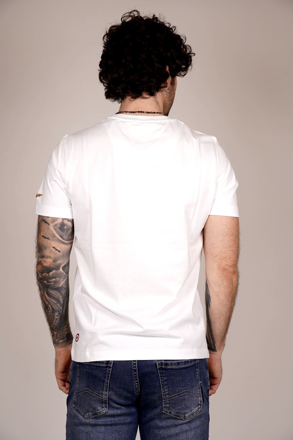 T-shirt AERONAUTICA MILITARE da Uomo - bianco TS241073062 BIANCO