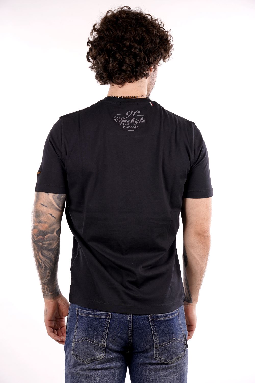 T-shirt AERONAUTICA MILITARE da Uomo - blu TS241408184 BLU