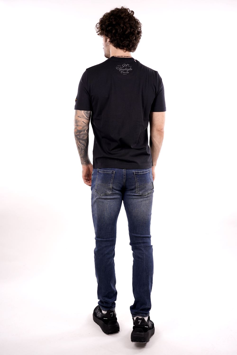 T-shirt AERONAUTICA MILITARE da Uomo - blu TS241408184 BLU